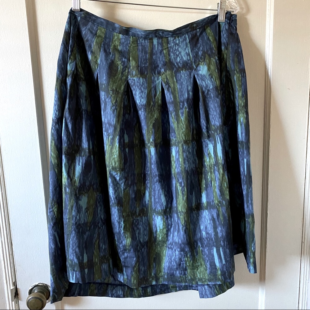 Talbots Cotton Skirt Mid Century Vibes Size 18